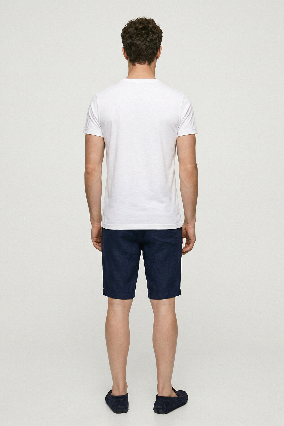 White 100% Cotton Printed T-shirt - 6