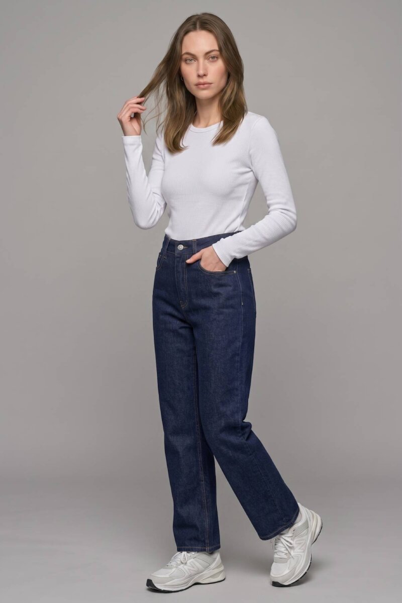 Beyaz %100 Pamuk Basic Sweatshirt - 2