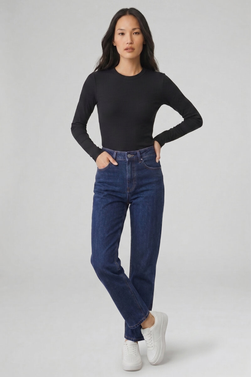 Siyah %100 Pamuk Sweatshirt - 4