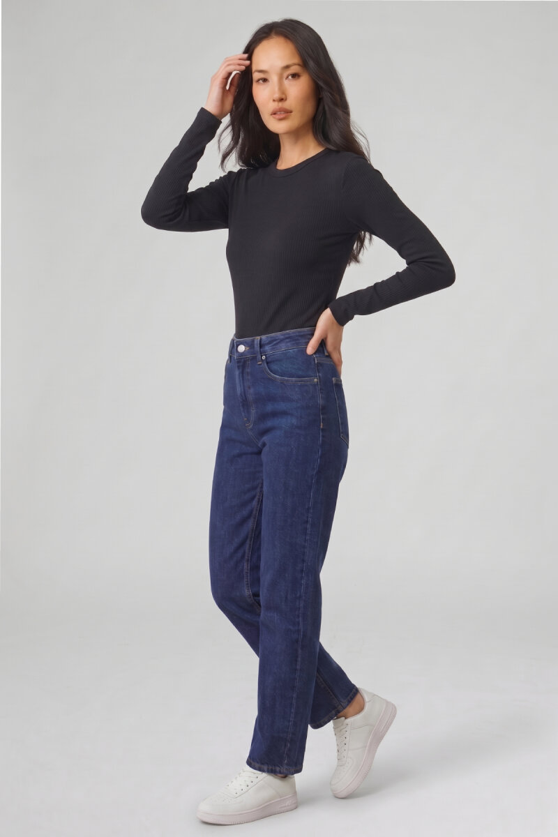 Siyah %100 Pamuk Sweatshirt - 2