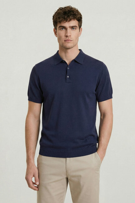 Navy Blue Polo Jersey 