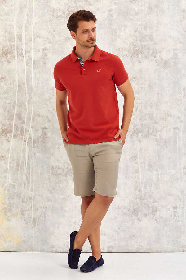 Tile 100% Cotton Polo T-shirt - 1