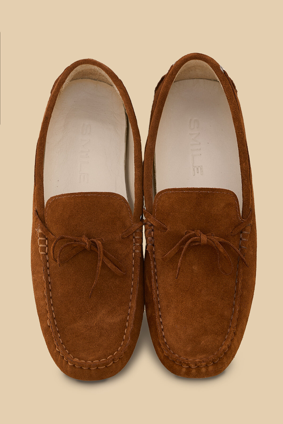 Tütün %100 Deri Loafer Ayakkabı - 2