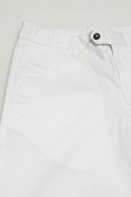 Beyaz Pamuklu Pantolon - 3