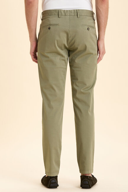 Haki Pamuklu Pantolon - 6