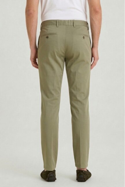 Haki Pamuklu Pantolon - 5