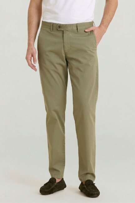 Haki Pamuklu Pantolon