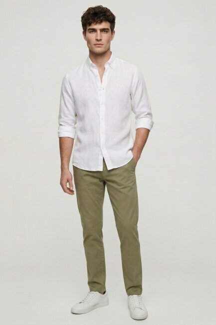 Haki Pamuklu Pantolon (1)