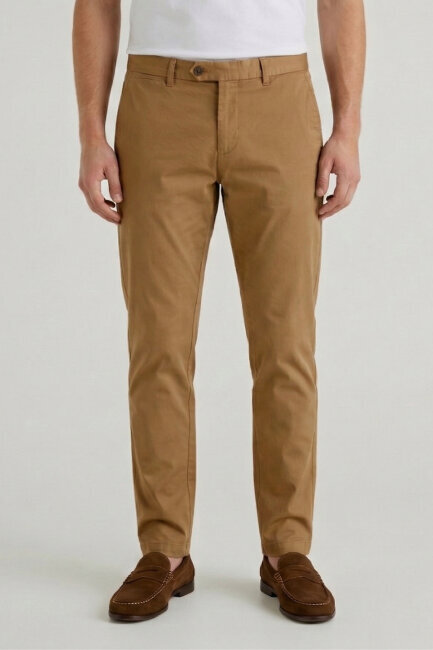 Kahverengi Pamuklu Pantolon - 1