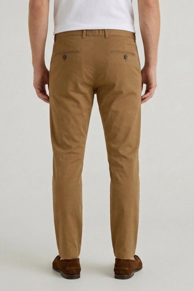 Kahverengi Pamuklu Pantolon - 5