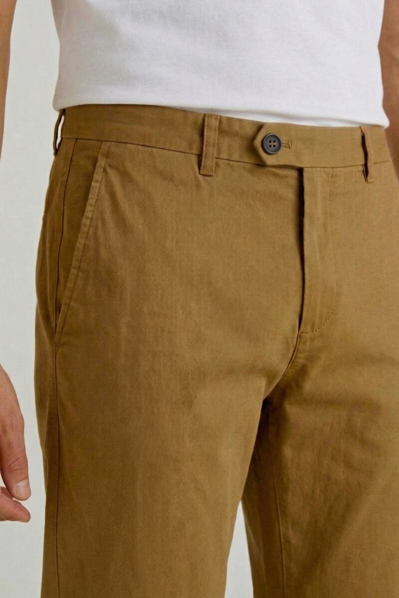 Kahverengi Pamuklu Pantolon - 3