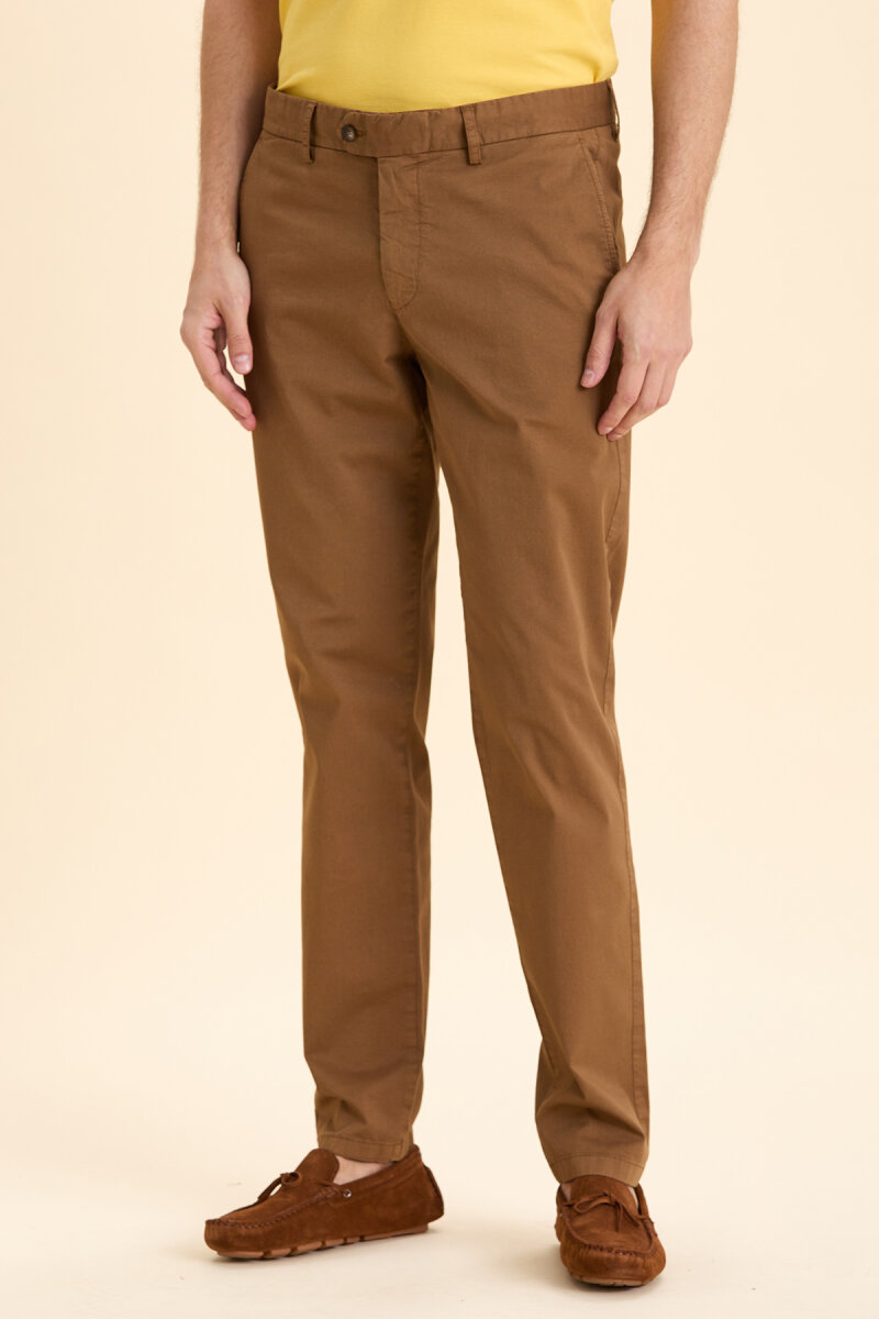 Kahverengi Pamuklu Pantolon