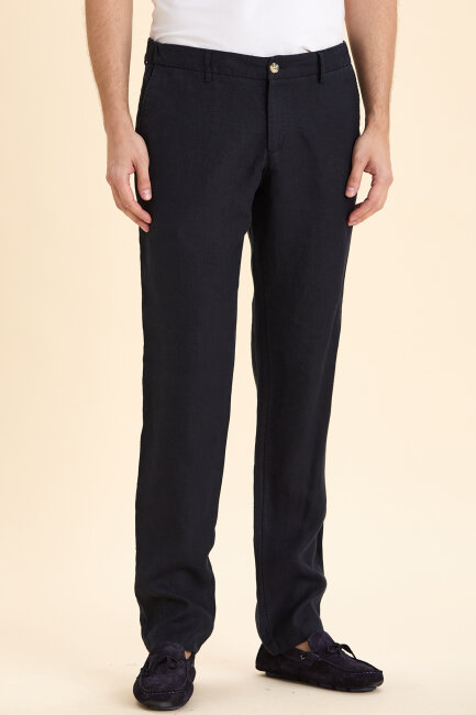 Lacivert Pamuklu Pantolon 