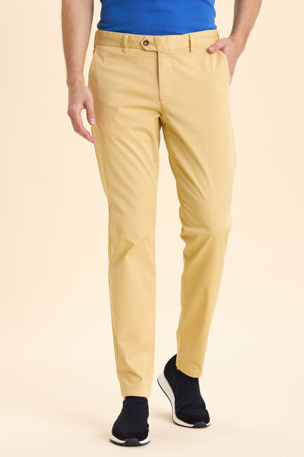 Sarı Pamuklu Pantolon - 2