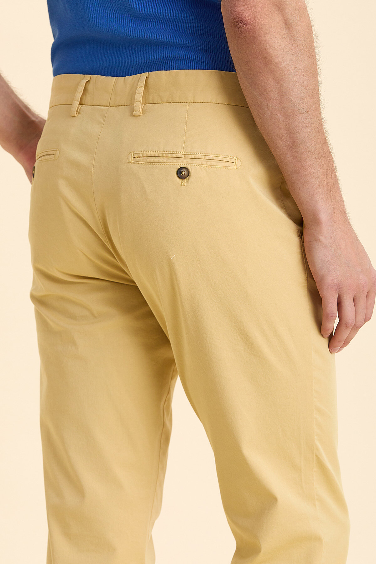 Sarı Pamuklu Pantolon - 5