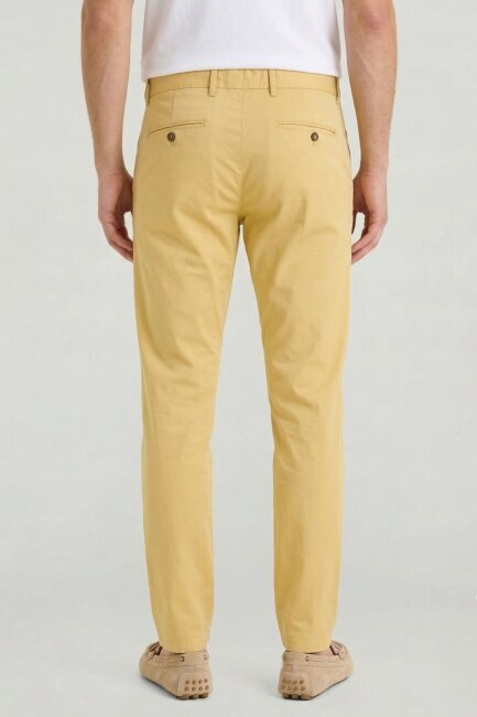 Sarı Pamuklu Pantolon - 5