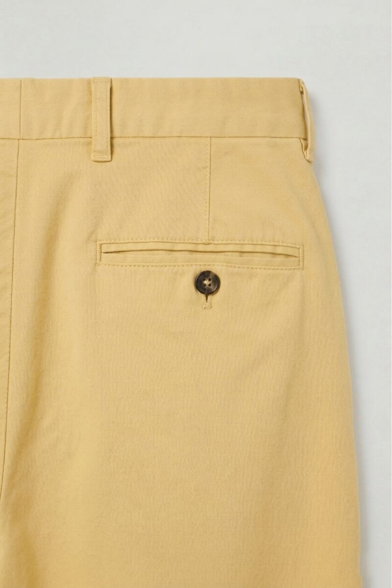 Sarı Pamuklu Pantolon - 4