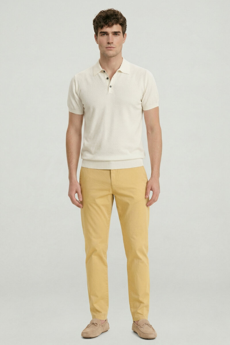 Sarı Pamuklu Pantolon (1)