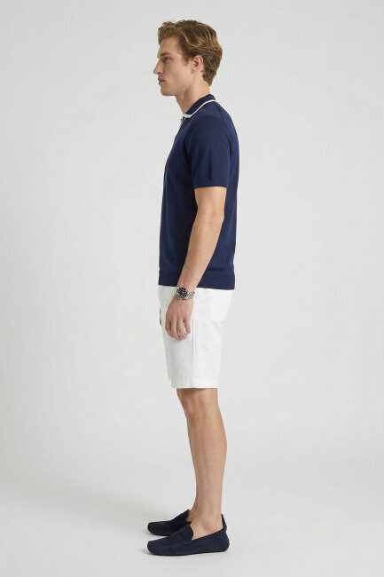 Navy Blue Polo Jersey - 4