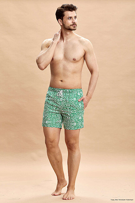 Green Swim Shorts 